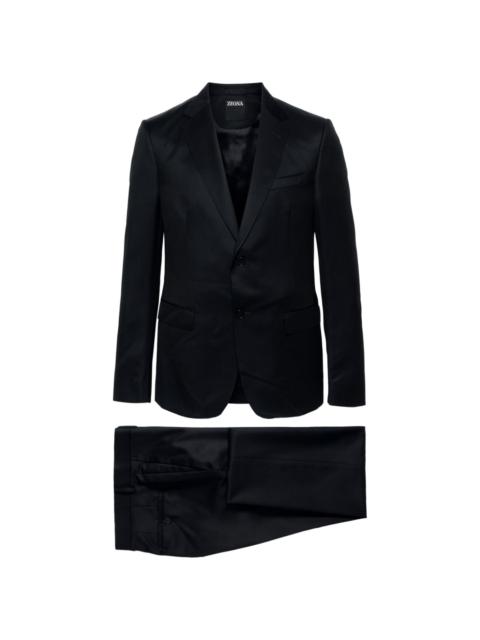 ZEGNA single-breasted satin suit