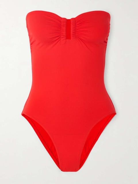 Les Essentiels Cassiopee strapless swimsuit