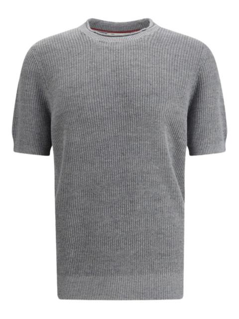 Brunello Cucinelli short-sleeve knitted T-shirt