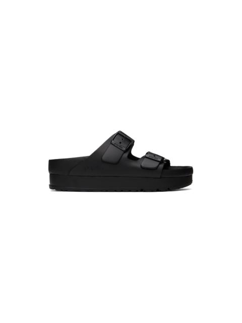 BIRKENSTOCK Black Papillio Edition Narrow Arizona Flex Platform Sandals
