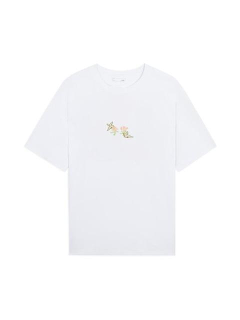 Li-Ning Floral Graphic T-shirt 'White' AHSS755-1