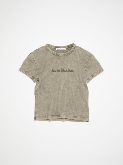 Acne Studios Blurred logo t-shirt - Faded Grey
