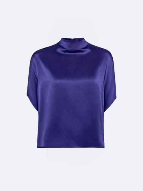 LAPOINTE Satin Cape Tee
