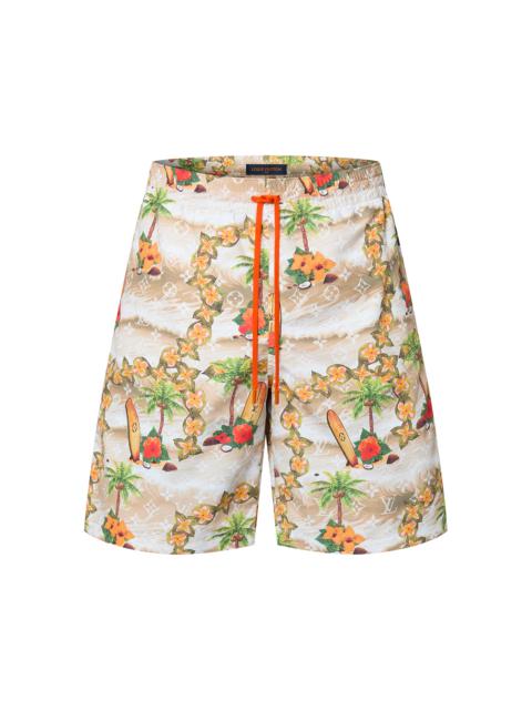 Louis Vuitton Monogram Nylon Swim Shorts