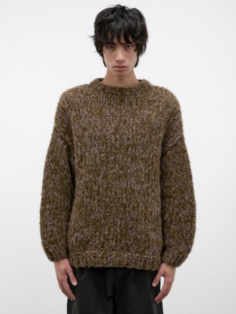 CASEY/CASEY Gray Alpaca-Wool Knit Sweater