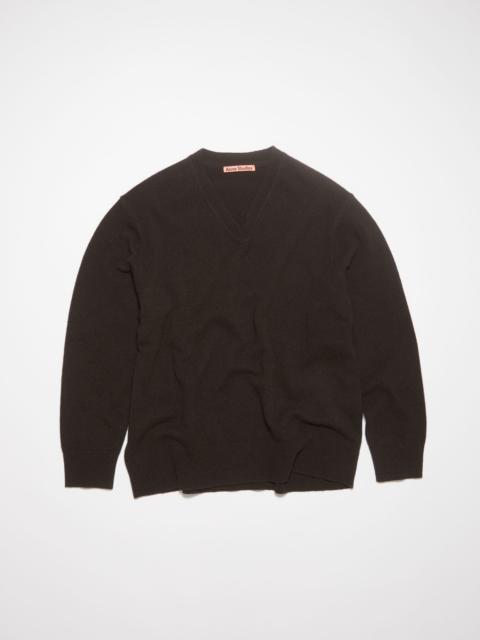 Acne Studios Wool cashmere jumper - Dark brown