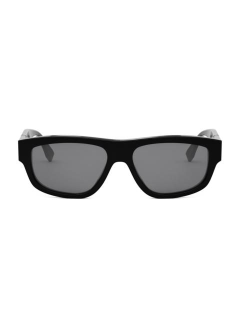 FENDI Men's Fendi Diagonal 56MM Geometric Sunglasses - Black