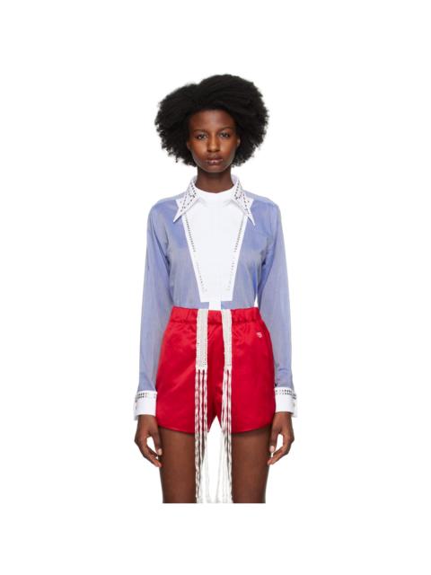 WALES BONNER Blue River Shirt