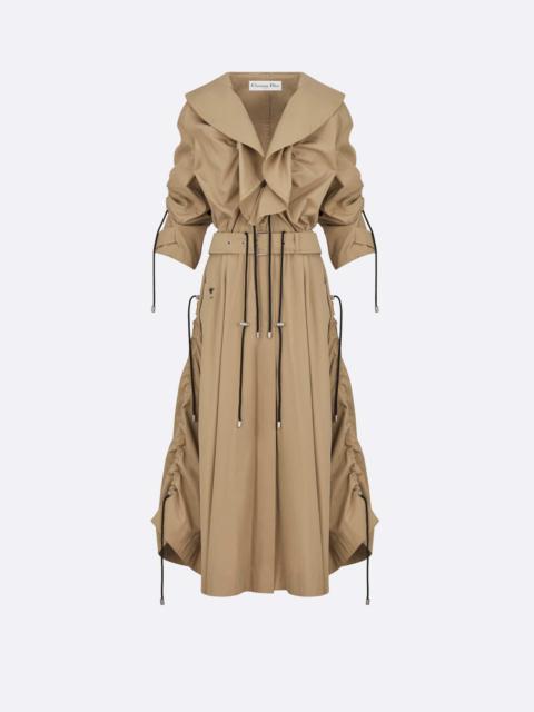 Dior Trench Coat with Ruffles
