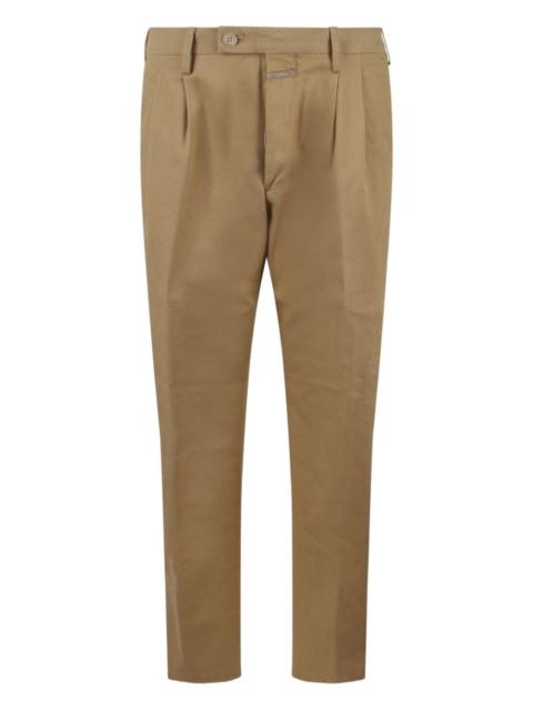 CLOSED pleated stretch-cotton pants