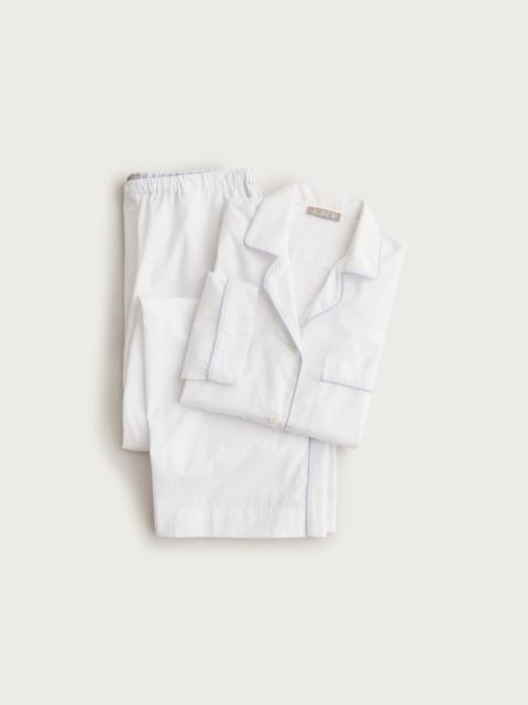 J.CREW Classic pajama pant set in end-on-end cotton