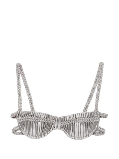 ISA BOULDER Hayrose bikini top