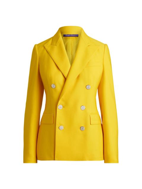 Ralph Lauren Women's Camden Cashmere Double-Breasted Jacket - Racing Yellow