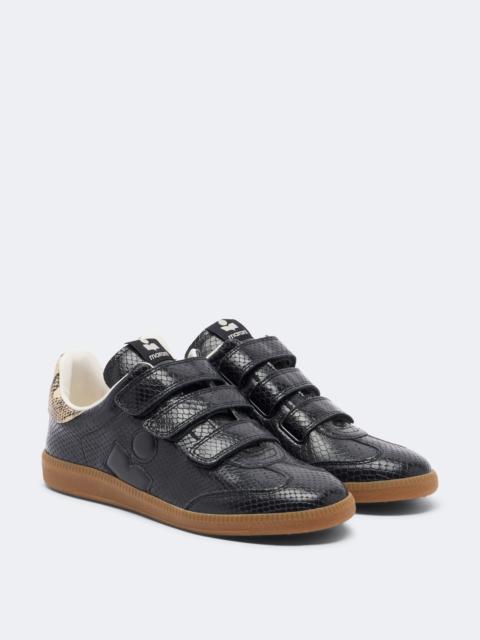 Isabel Marant Beth snake-effect leather sneakers