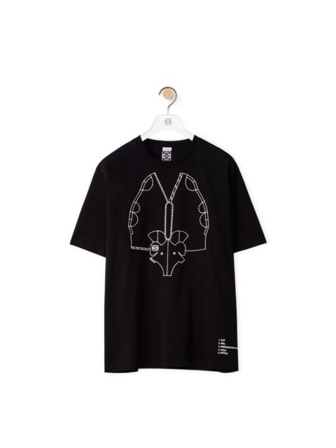 Loewe Elephant embroidered T-shirt in cotton