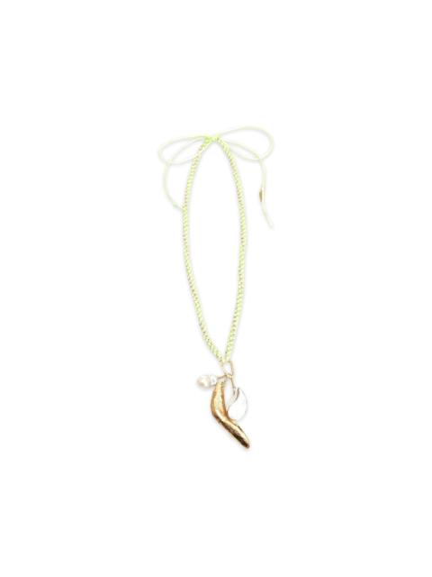 forte_forte braided pendant necklace