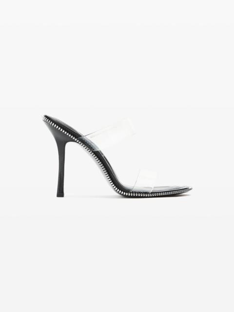 Alexander Wang NOVA DOUBLE STRAP ZIPPER SANDAL