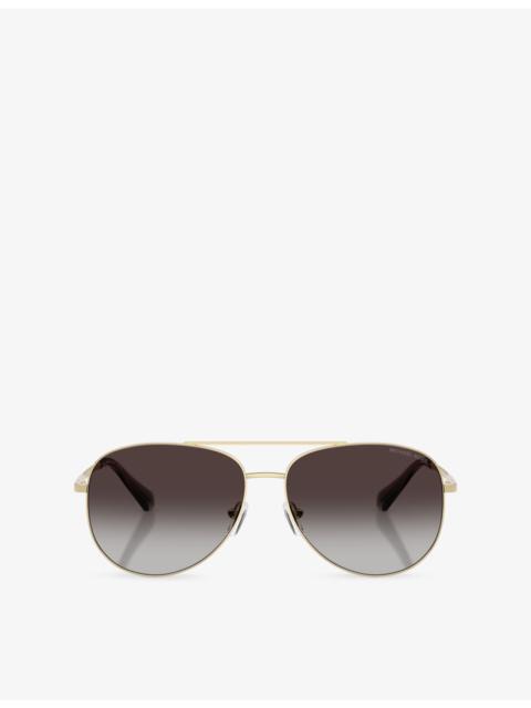 MICHAEL KORS MK1172 Perledo Pilot Metal Sunglasses
