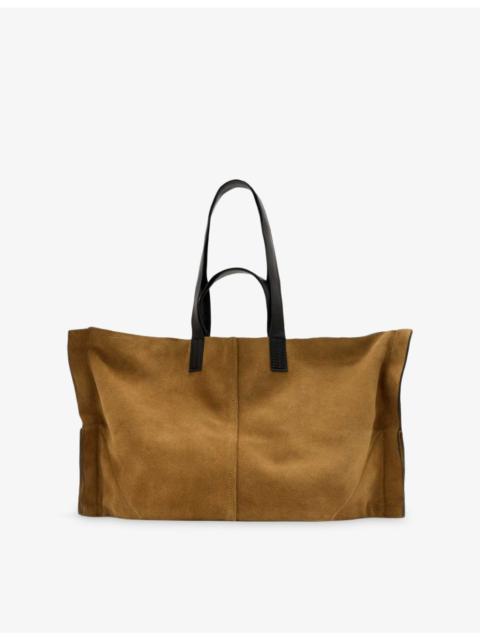 ALLSAINTS Lutece Reversible Suede Tote