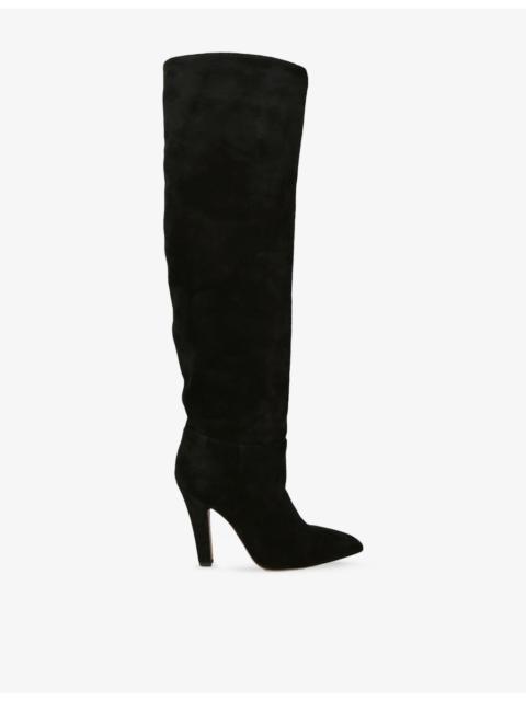 PARIS TEXAS Else 100 Suede Knee-High Boots
