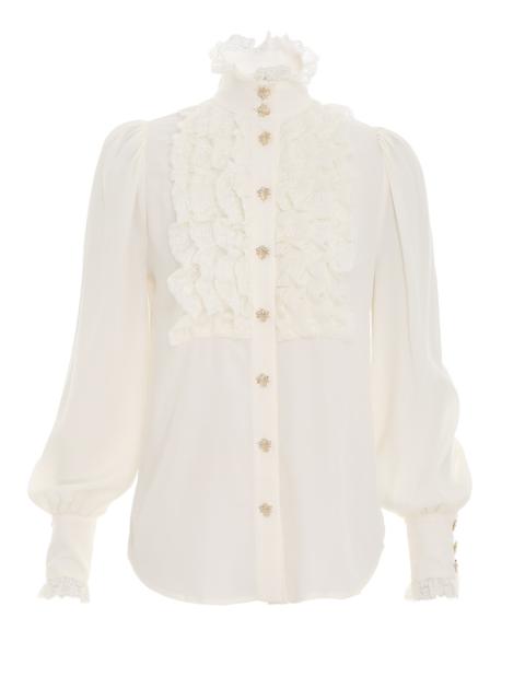 Zimmermann
 Kaleidoscope Ruffled Lace Blouse