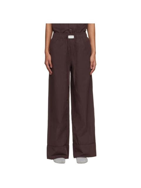 entire studios Brown Pajama Lounge Pants