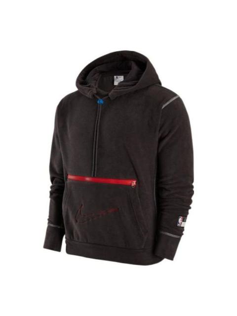 Nike NBA logo hooded jacket 'Black' DR2286-254