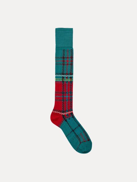 Vivienne Westwood MACANDY TARTAN KNEE HIGH SOCKS