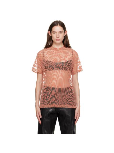 MUGLER Pink Star T-Shirt