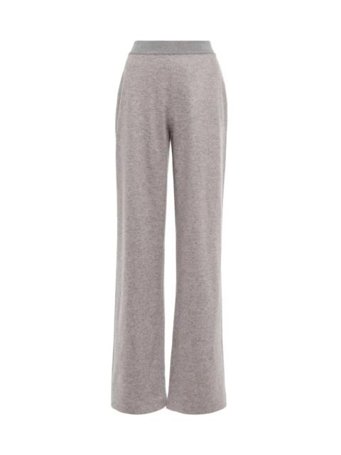 Loro Piana Cross cashmere-blend sweatpants