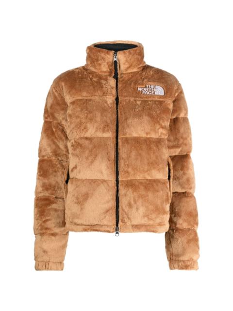 The North Face Nuptse velour puffer jacket