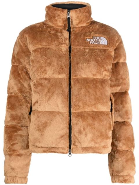 Nuptse velour puffer jacket