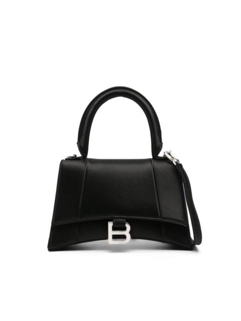 BALENCIAGA small Hourglass satin tote bag