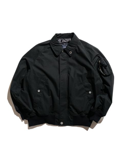 Comme des Garçons Homme Dry Oil Bomber Jacket Black