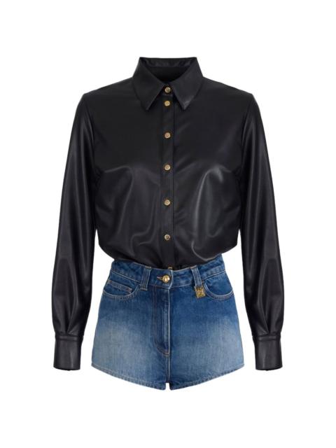ELISABETTA FRANCHI denim playsuit