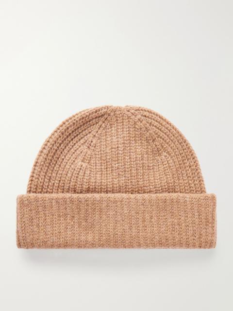 NN07 Sailor 6650 Ribbed Wool-Blend Beanie Beige