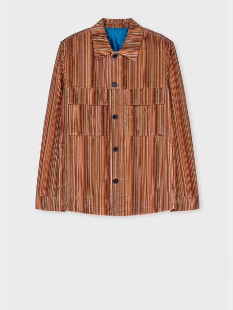 Paul Smith 'Signature Stripe' Corduroy Overshirt