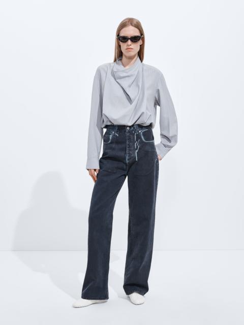 Bottega Veneta Overdyed Wide Leg Jeans
