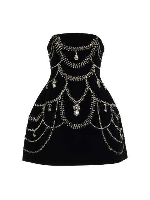 Arta Bustier Mini Dress black