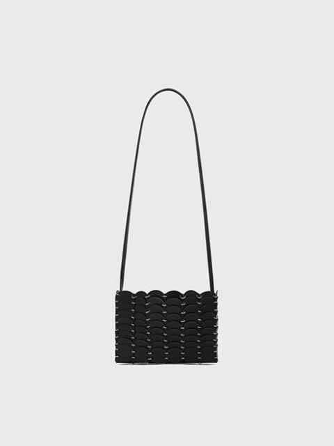 rabanne BLACK PACOÏO CROSSBODY CLUTCH