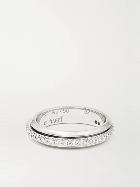 Piaget Possession 18-karat white gold, sapphire and diamond ring