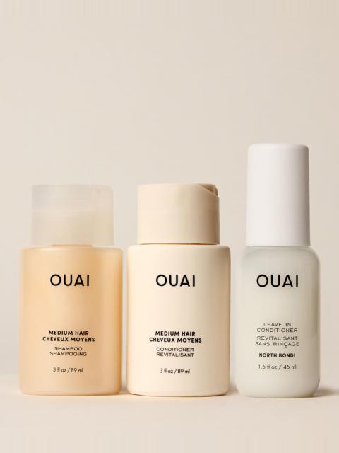OUAI Medium Hair Travel Set