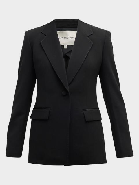 Lafayette 148 New York Holder Single-Button Jacket