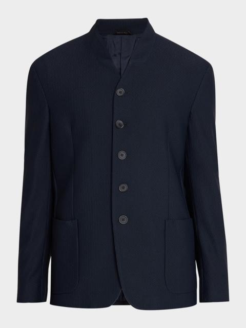 GIORGIO ARMANI Rice Stitch Jacket
