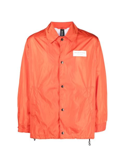 packable button-up shirt jacket