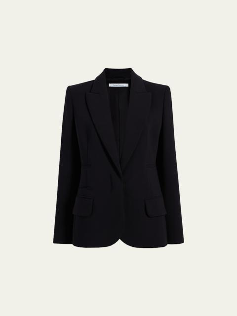 Another Tomorrow Doppio Tailored Blazer Jacket
