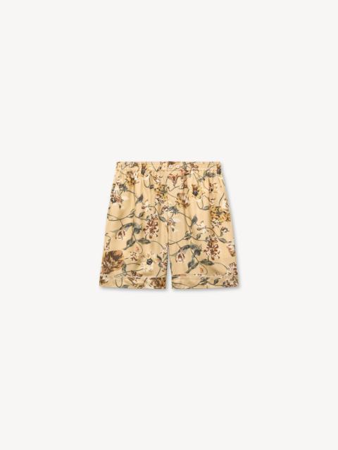KENZO 'KENZO Wildflower' elasticated shorts in silk