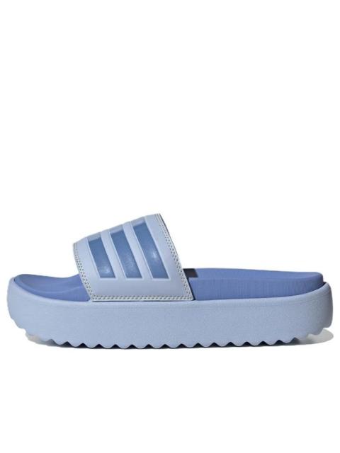 adidas (WMNS) adidas Adilette Platform Slide 'Blue Dawn' HQ6181