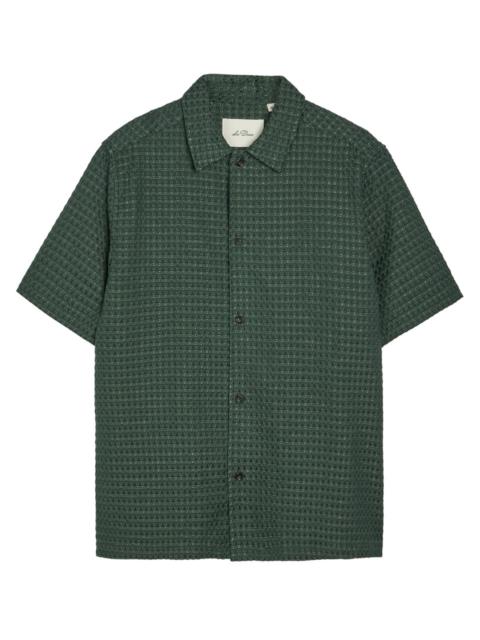 Les Deux Les Deux Checked Seersucker Shirt