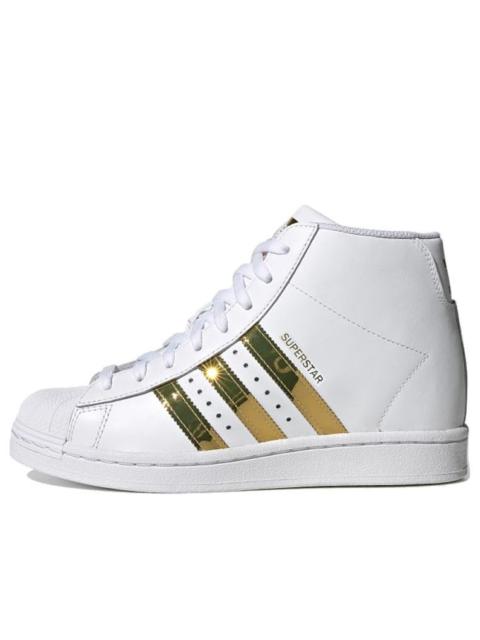 adidas (WMNS) adidas Superstar Up 'White Gold Metallic' FW3905